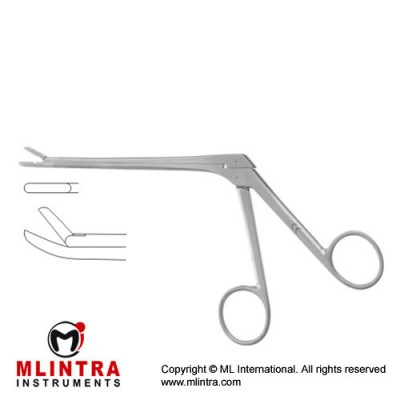 Cushing Leminectomy Rongeur Up Stainless Steel, 20 cm - 8" Bite Size 2 x 10 mm